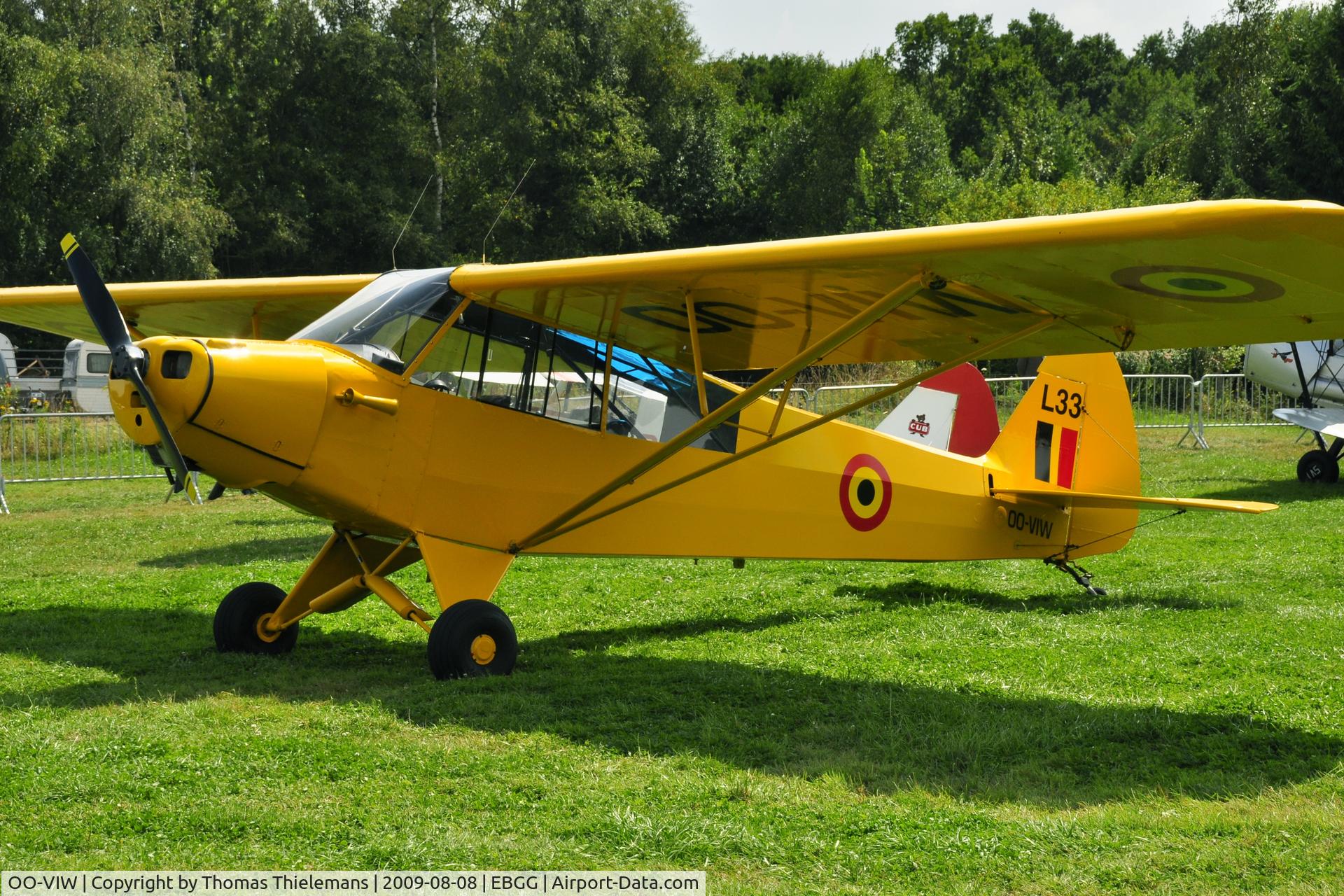 OO-VIW, Piper L-18C Super Cub (PA-18-95) C/N 18-1544, VZP Opendeurdag 2009