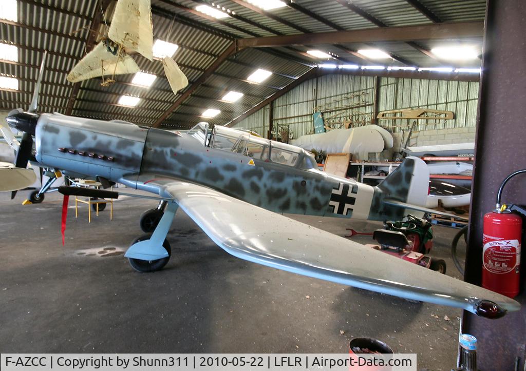 F-AZCC, Pilatus P2-05 C/N 37, Hangared...
