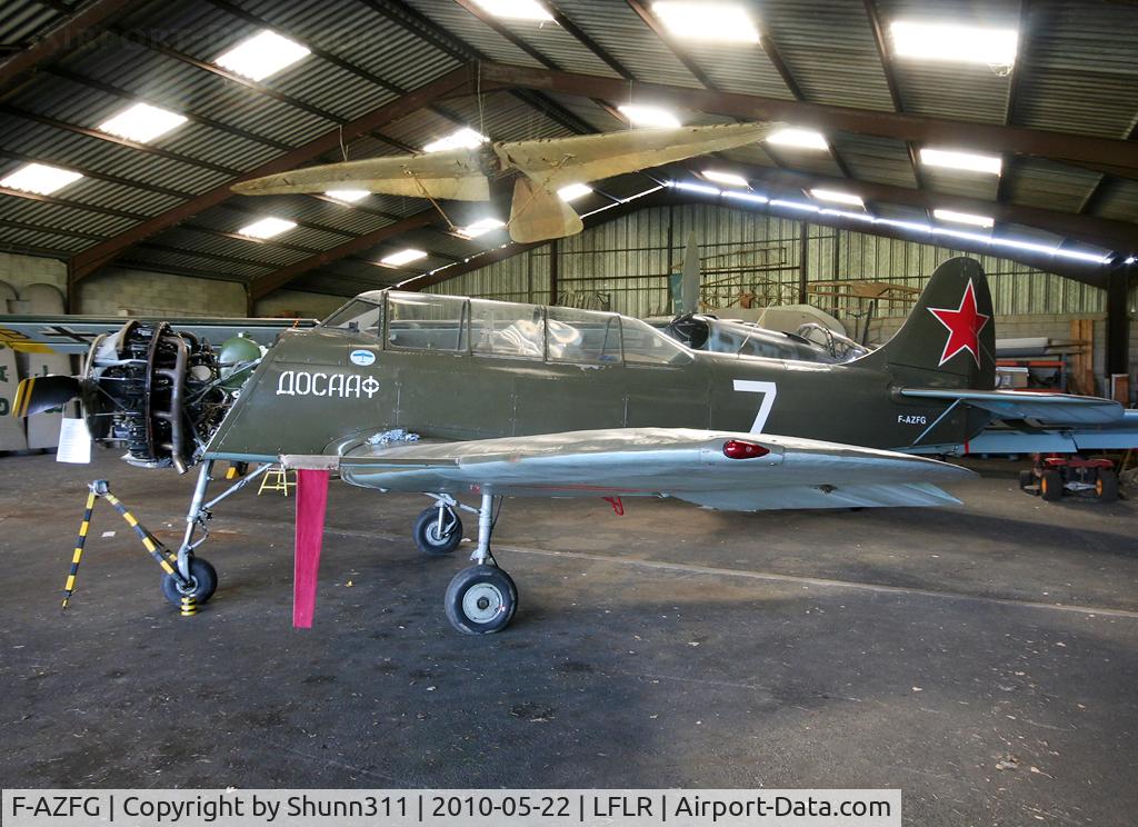 F-AZFG, Yakovlev Yak-18A C/N 1609, Hangared and on overhaul...