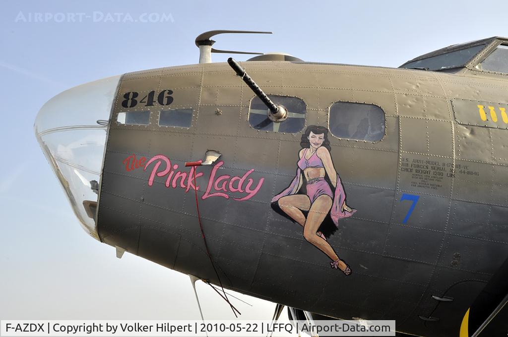 F-AZDX, 1944 Boeing B-17G Flying Fortress C/N 8246, B-17G you can read the serials on the nose