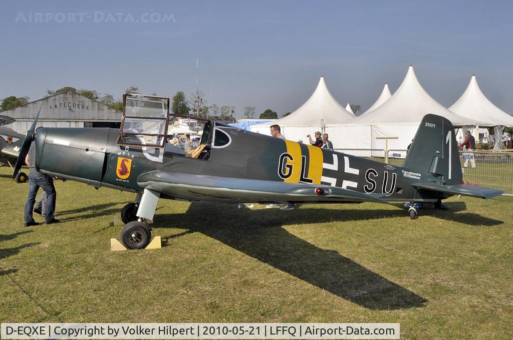 D-EQXE, 1945 Bucker Bu-181B-1 Bestmann C/N 25071, Bü-181 Bestmann