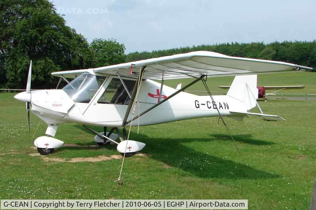 G-CEAN, 2006 Comco Ikarus C42 FB80 C/N 0606-6825, 2006 Aerosport Ltd IKARUS C42 FB80, c/n: 0606-6825 sporting an England livery at Popham