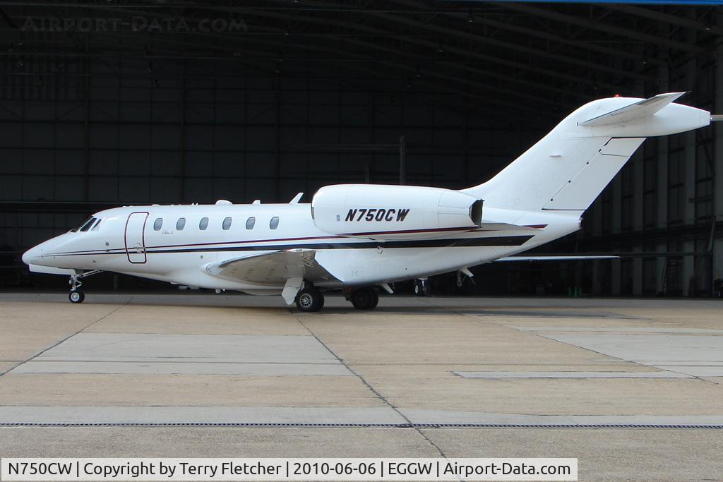 N750CW, 1996 Cessna 750 Citation X Citation X C/N 750-0008, 1996 Cessna 750, c/n: 750-0008 at Luton