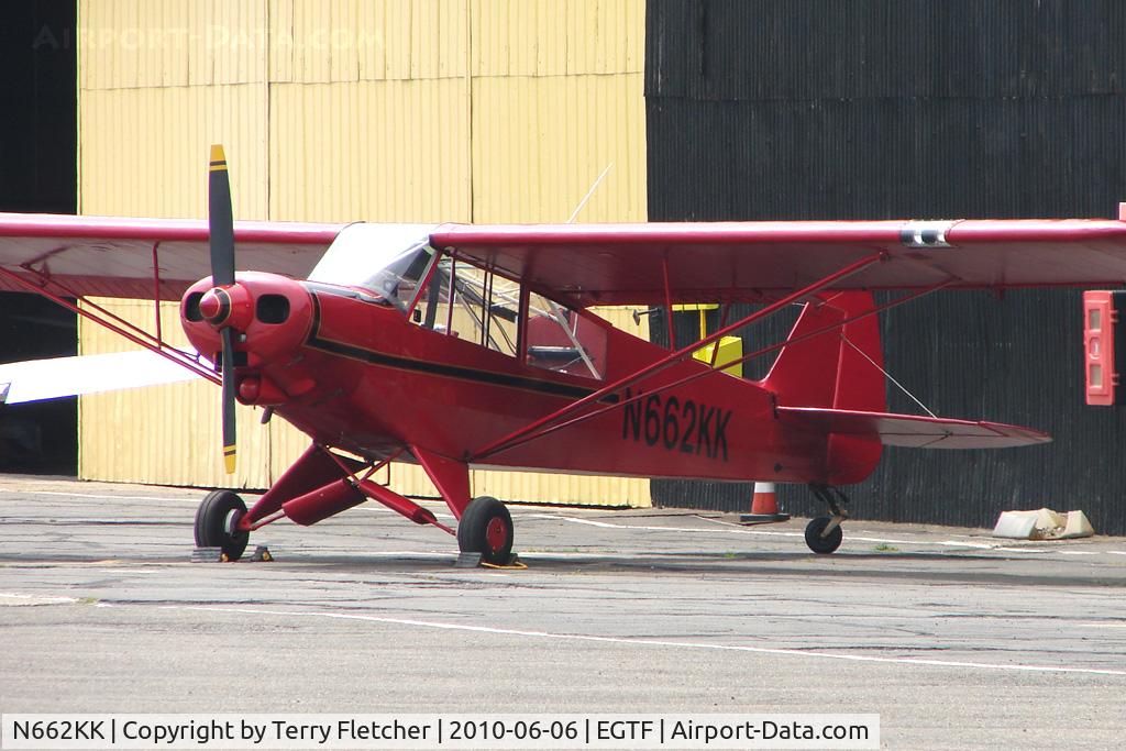 N662KK, 1982 Piper PA-18-150 Super Cub C/N 18-8209023, 1982 Piper PA-18-150, Cub  c/n: 18-8209023 , at Fairoaks