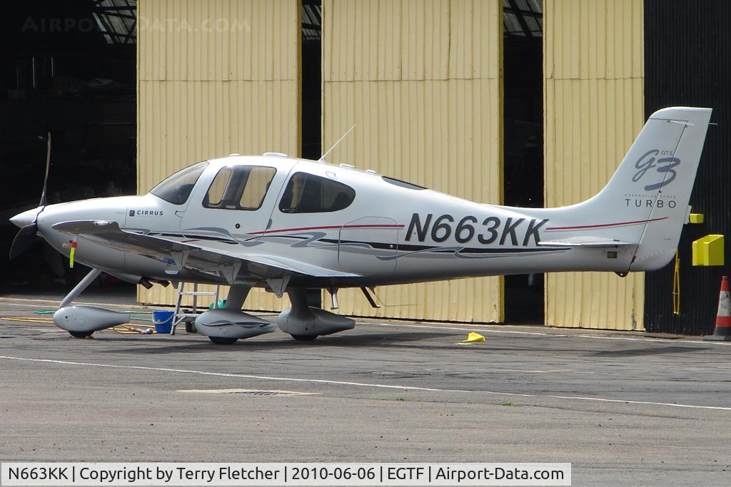 N663KK, 2008 Cirrus SR22 G3 GTS Turbo C/N 3064, 2008 Cirrus Design Corp SR22, c/n: 3064 at Fairoaks