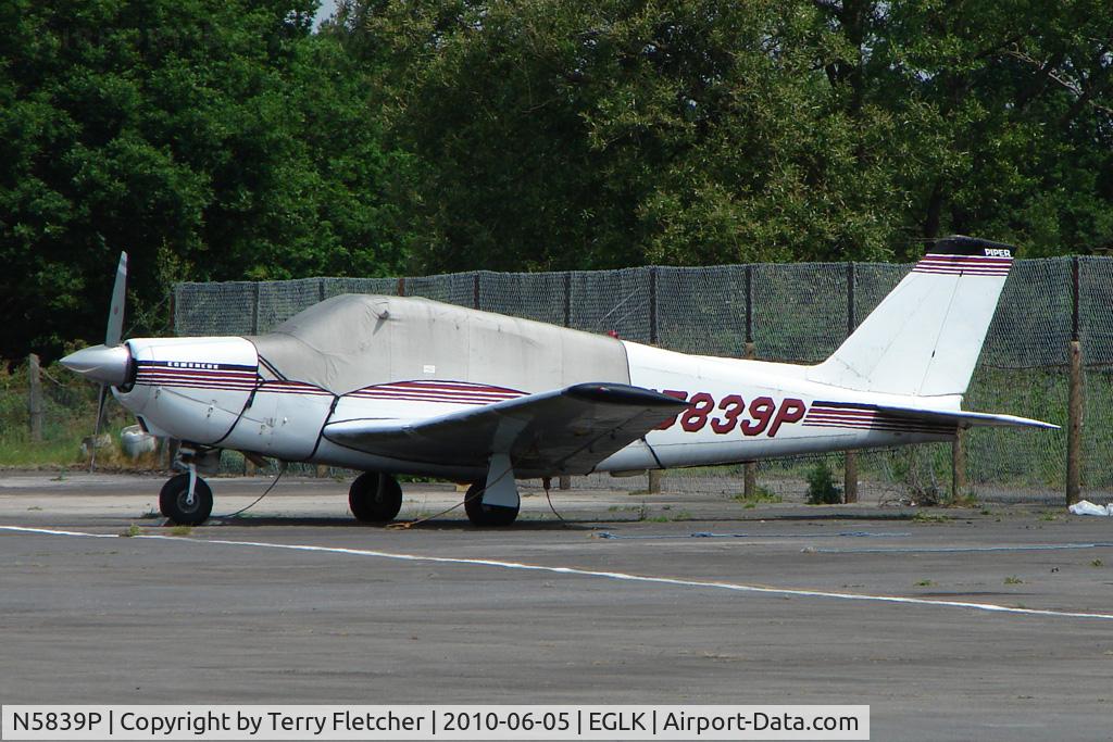 N5839P, Piper PA-24 Comanche C/N 24-920, Piper PA-24, c/n: 24-920 at Blackbushe