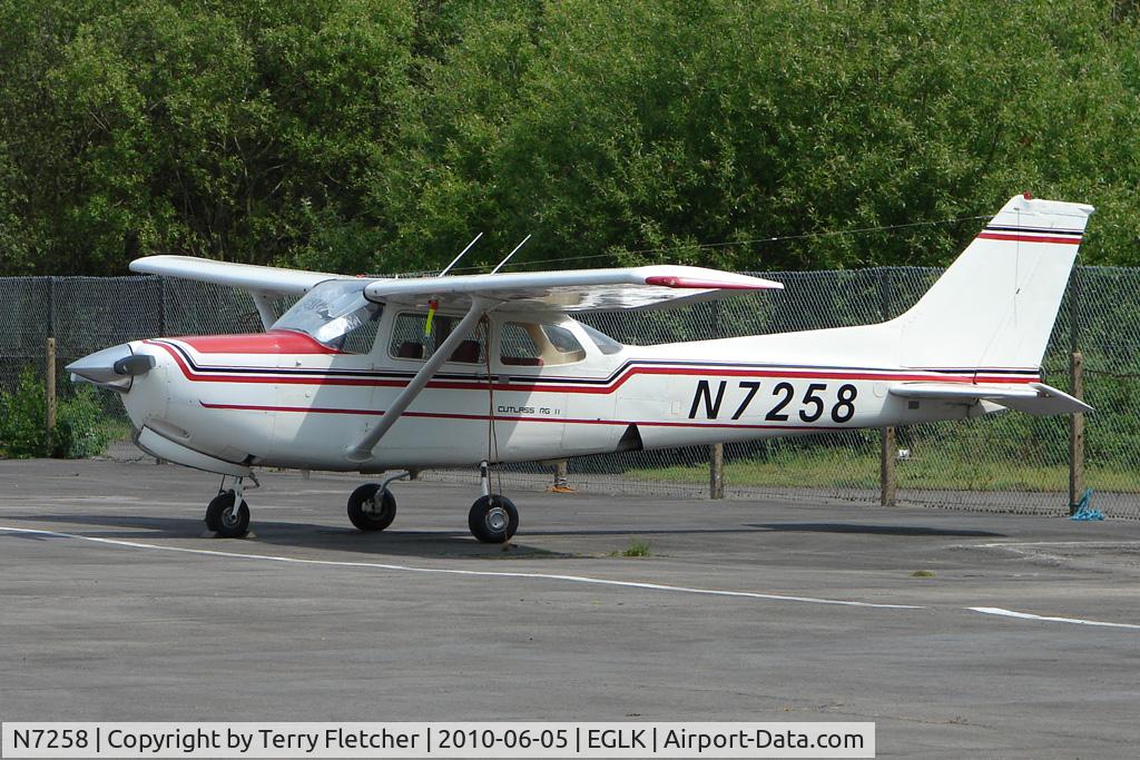 N7258, 1980 Cessna 172RG Cutlass RG C/N 172RG-0508, 1980 Cessna 172RG, c/n: 172RG-0508 at Blackbushe