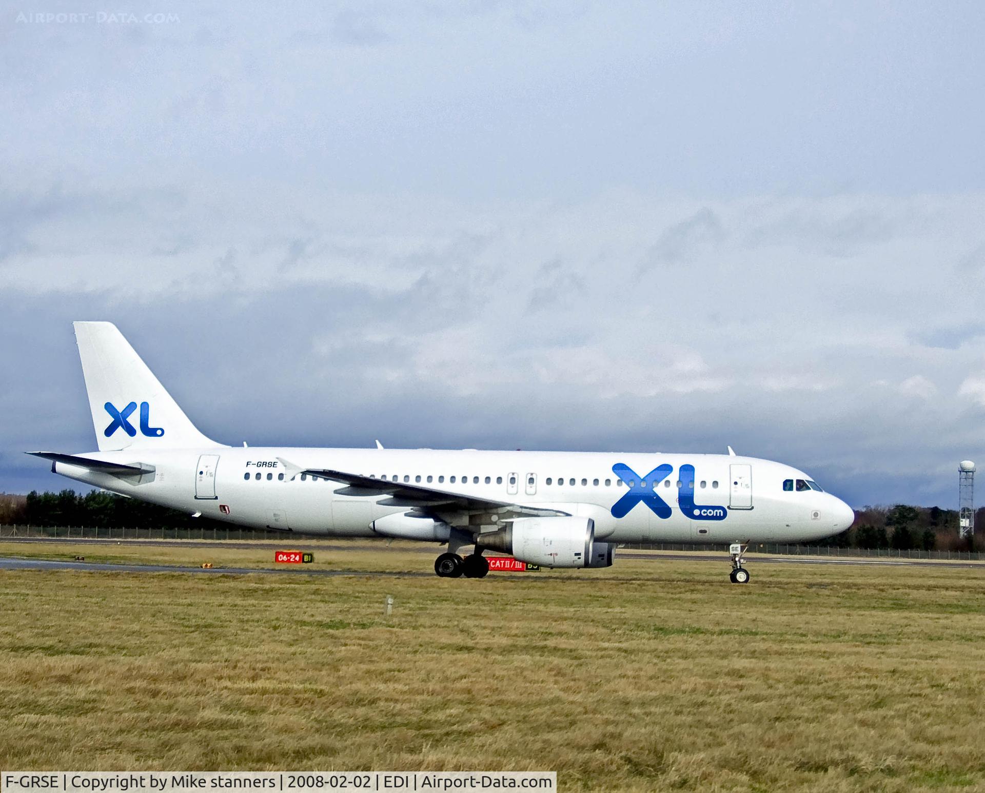 F-GRSE, 1997 Airbus A320-214 C/N 657, F-GRSE Arrives at EDI On a rugby charter flight,it has since been reregistered as HC-CGJ With TAME