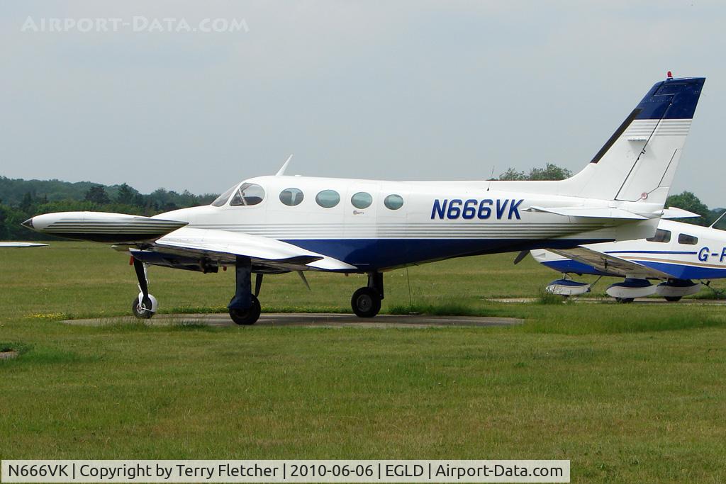 N666VK, 1977 Cessna 340A C/N 340A0345, Cessna 340A, c/n: 340A-0345 at Denham