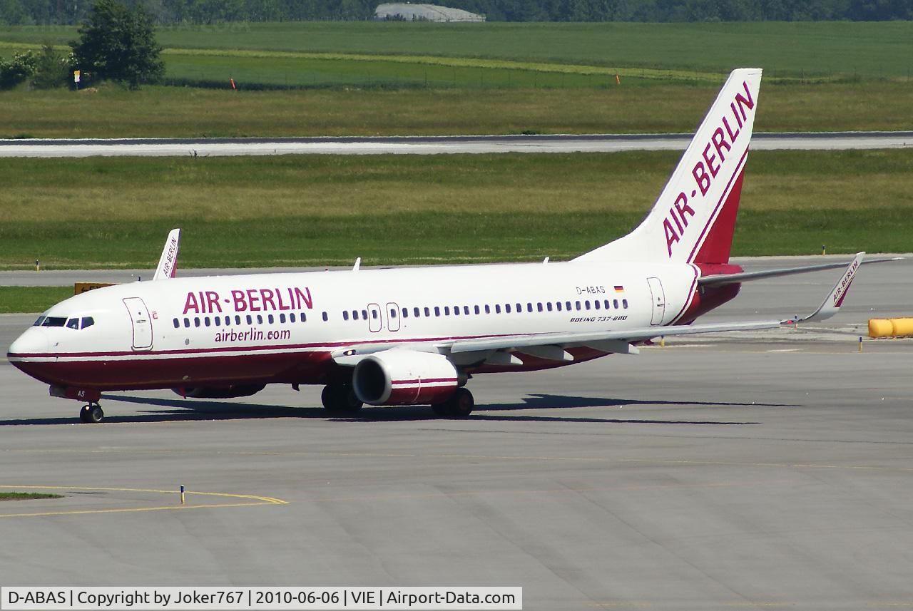 D-ABAS, 1999 Boeing 737-86J C/N 28073, Air Berlin Boeing 737-86J(WL)