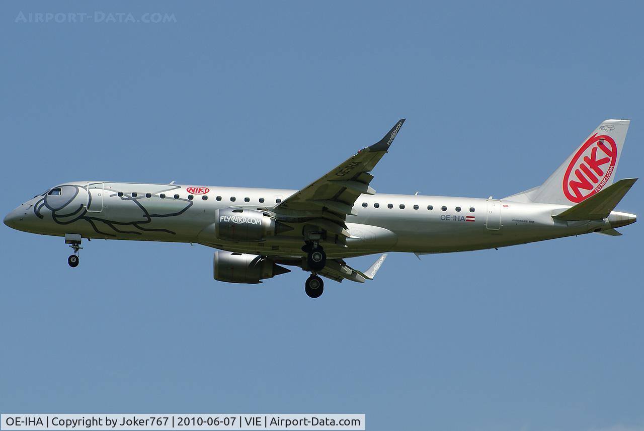 OE-IHA, 2009 Embraer 190LR (ERJ-190-100LR) C/N 19000285, NIKI