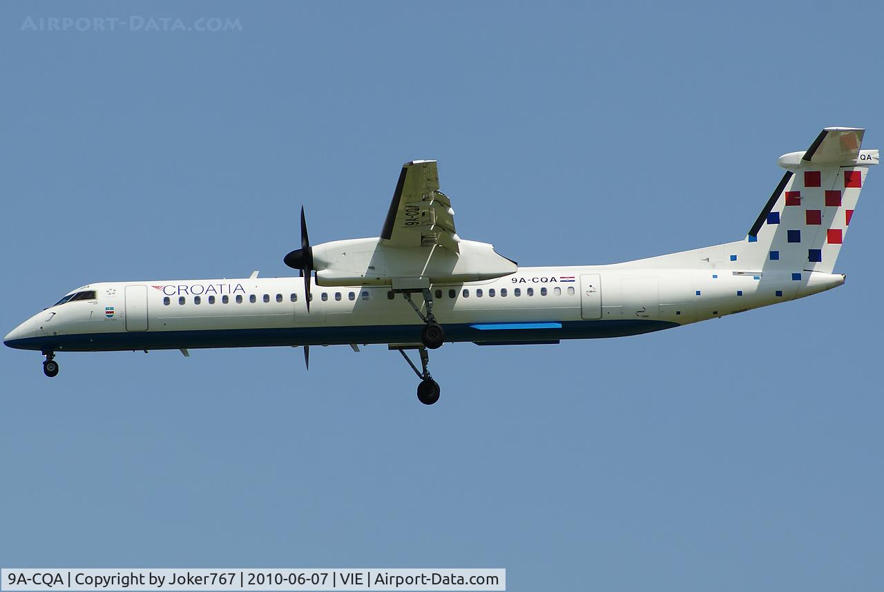 9A-CQA, 2008 De Havilland Canada DHC-8-402Q Dash 8 C/N 4205, Croatia Airlines