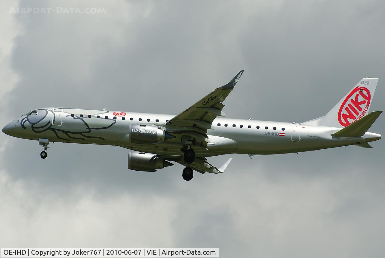 OE-IHD, 2010 Embraer E190 (ERJ-190-100) C/N 19000354, NIKI