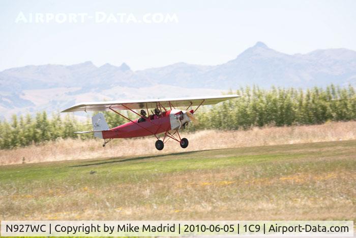 N927WC, Pietenpol Air Camper C/N 001 (N927WC), Landing Frazier Lake Airpark Pietenpol Gathering 2010