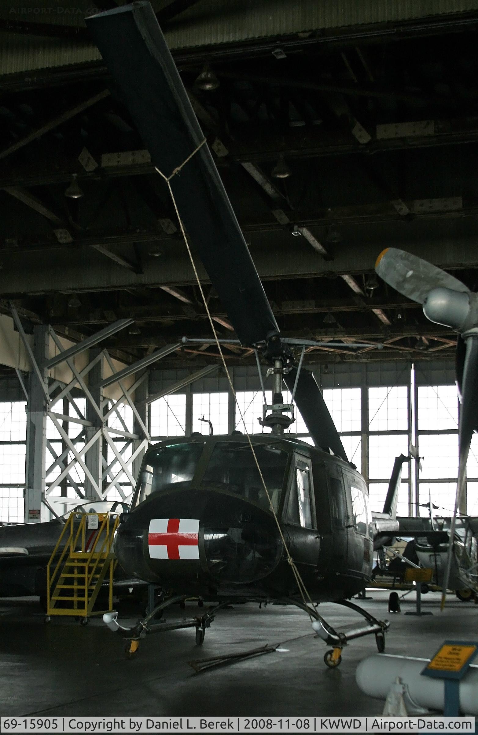 69-15905, 1970 Bell UH-1H Iroquois C/N 12193, This classic Vietnam-era helicopter is a brand-new addition to the fine Naval Air Sation Wildwood Foundation collection.
