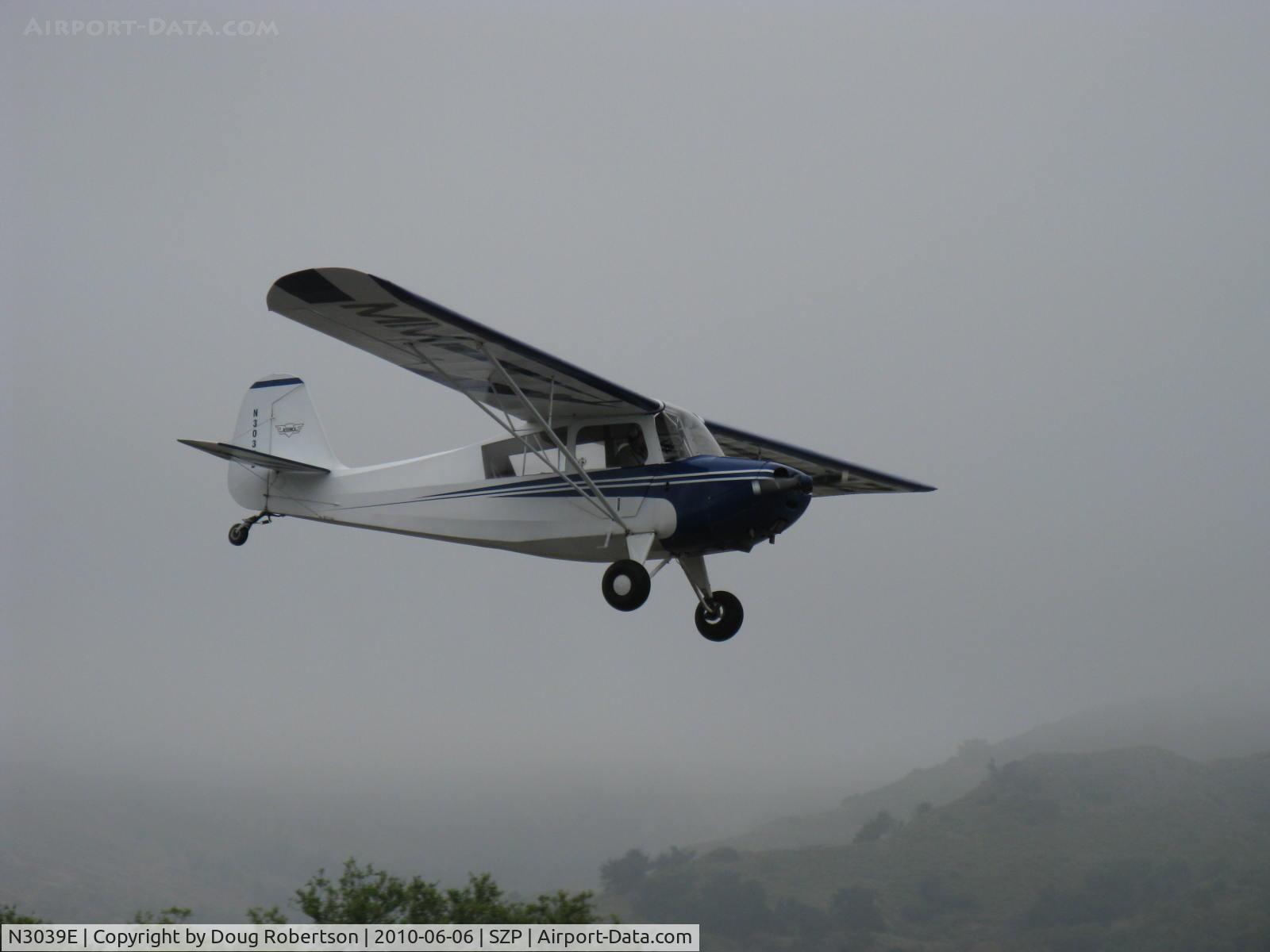 N3039E, 1946 Aeronca 7AC Champion C/N 7AC-6625, 1946 Aeronca 7AC CHAMPION, Continental O-200 100 Hp upgrade
