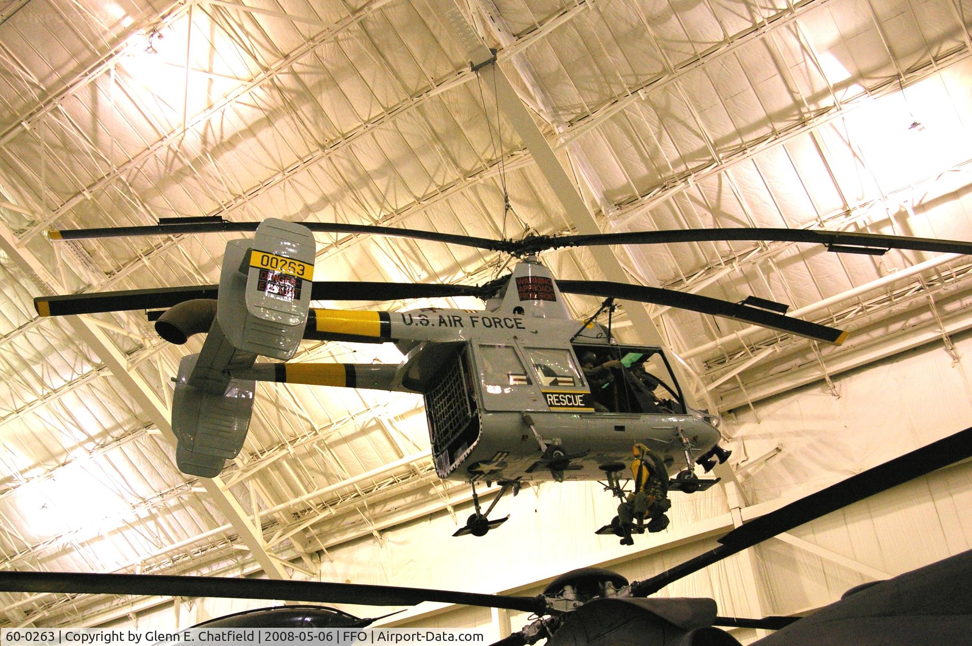 60-0263, 1960 Kaman HH-43B Huskie C/N 87, At the National Museum of the USAF