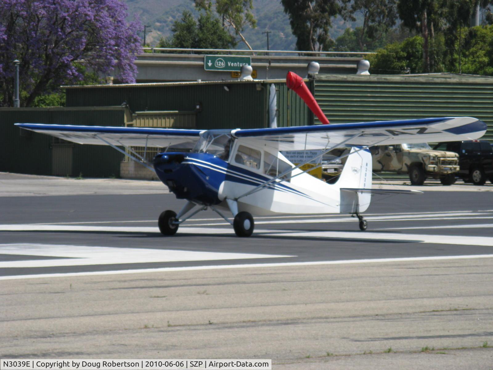 N3039E, 1946 Aeronca 7AC Champion C/N 7AC-6625, 1946 Aeronca 7AC CHAMPION, Continental O-200 100 Hp upgrade, takeoff roll Rwy 22