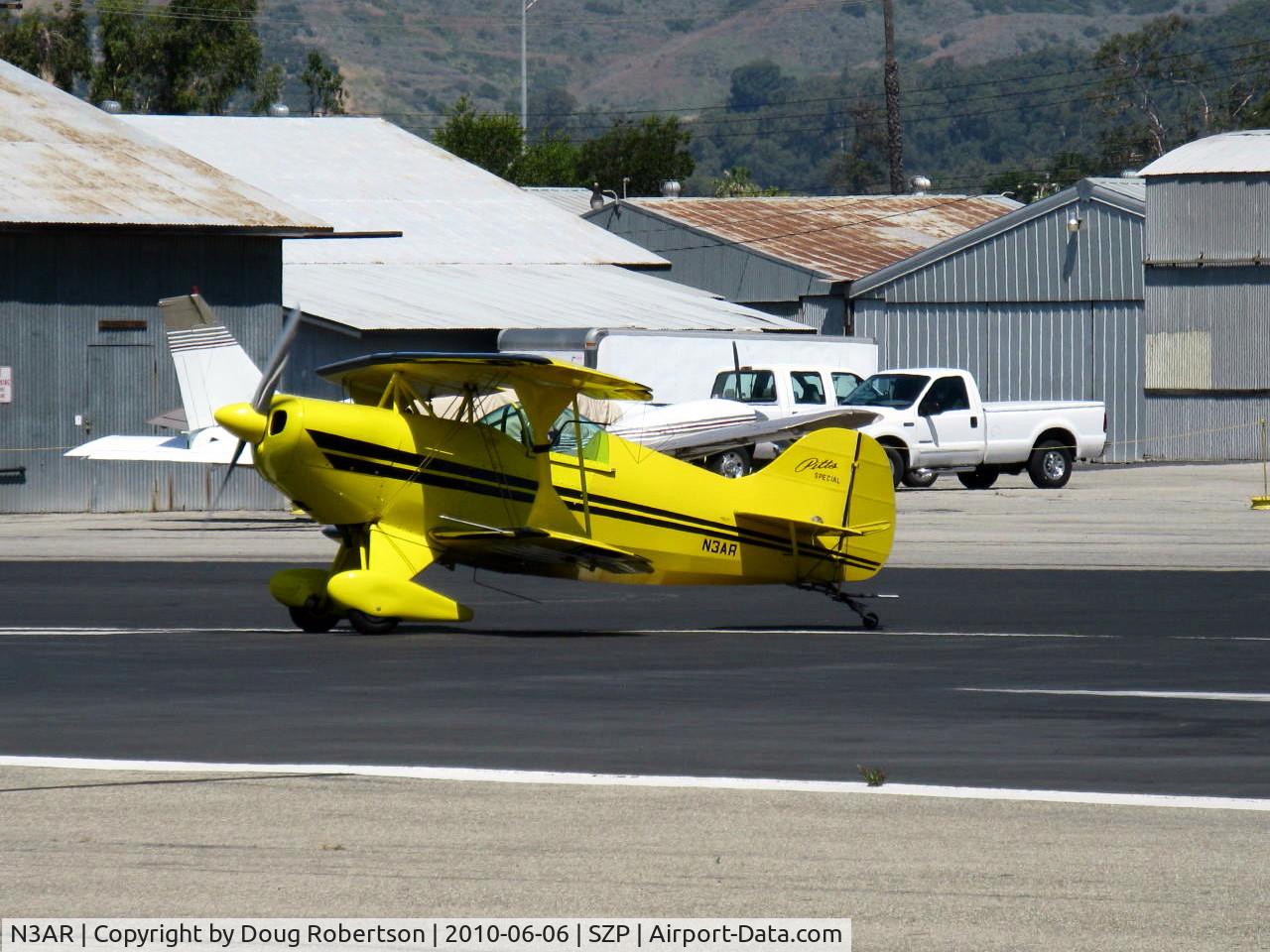 N3AR, 1974 Pitts S-1S Special C/N 10, 1974 Russell PITTS S1S, Lycoming O&VO-360 180 Hp, taking the active