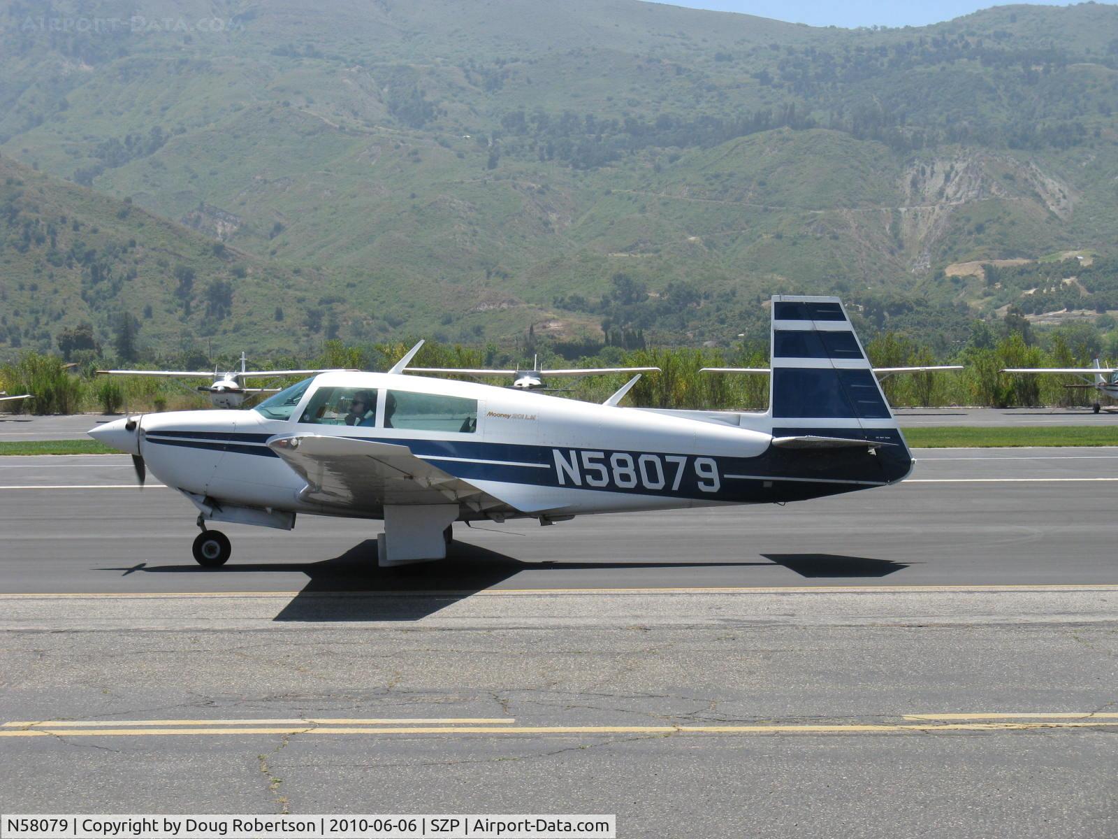 N58079, Mooney M20J 201 C/N 24-1638, 1987 Mooney M20J 201LM (Lean Machine), Lycoming IO-360-A3B6D 200 Hp, taxi