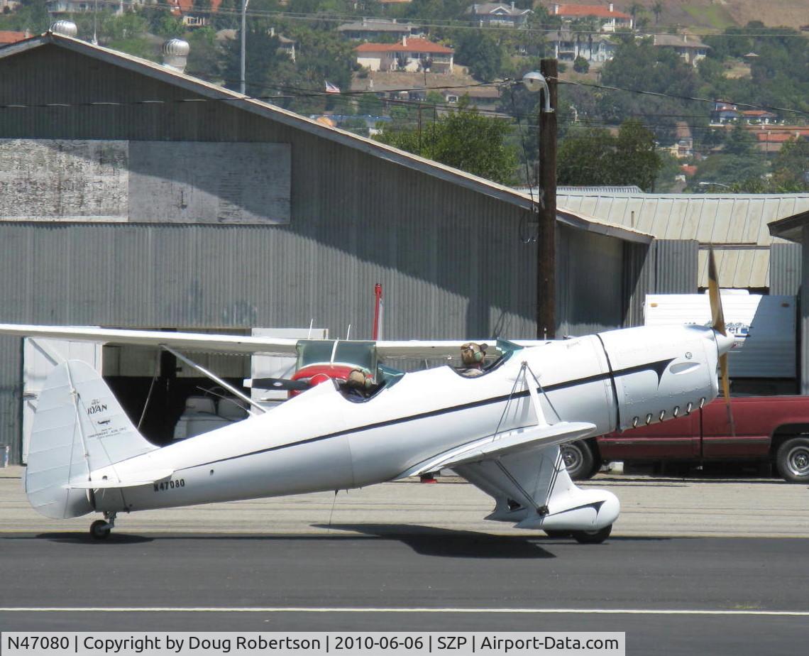 N47080, 1942 Ryan Aeronautical ST3KR C/N 1391, 1942 Ryan Aeronautical ST-3KR 'Eileen', Fairchild 6-410 165 Hp conversion, Experimental class, taxi