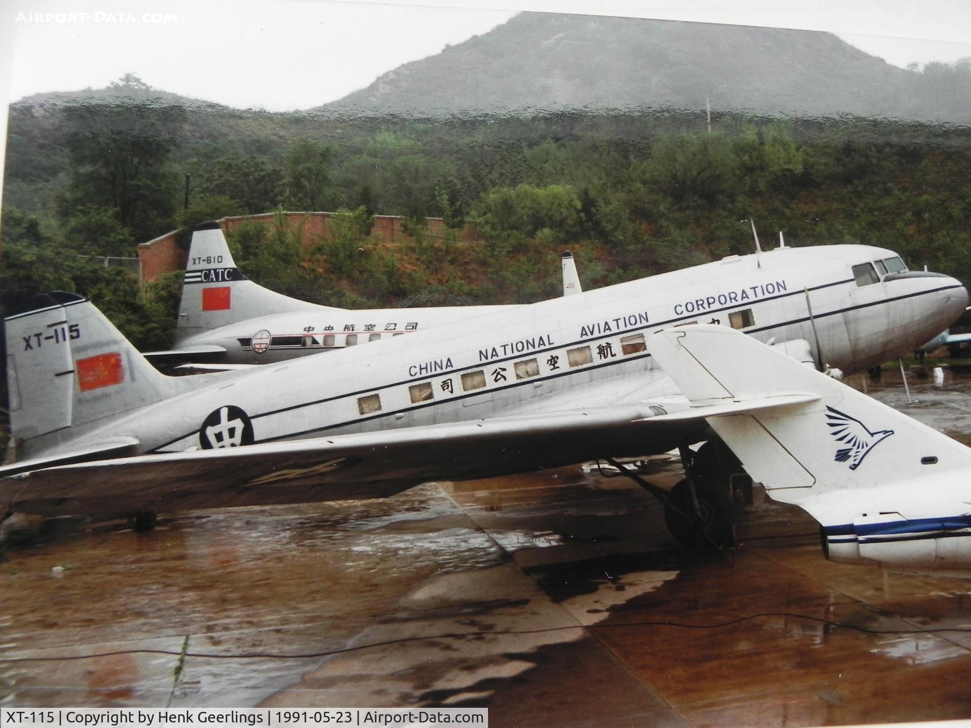 XT-115, Lisunov (Douglas) Li-2 (DC-3) C/N 38-79A1016, Peking , Datang Shan Museum.

Scan from photo taken in May 1991