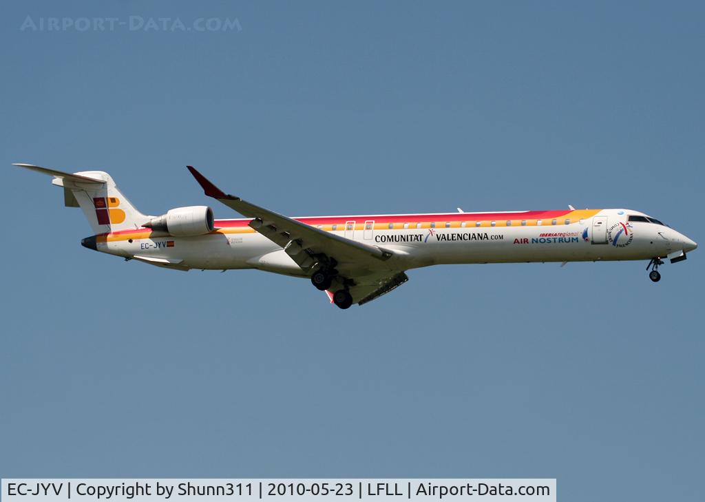 EC-JYV, 2006 Canadair CRJ-900ER (CL-600-2D24) C/N 15106, Landing rwy 36R