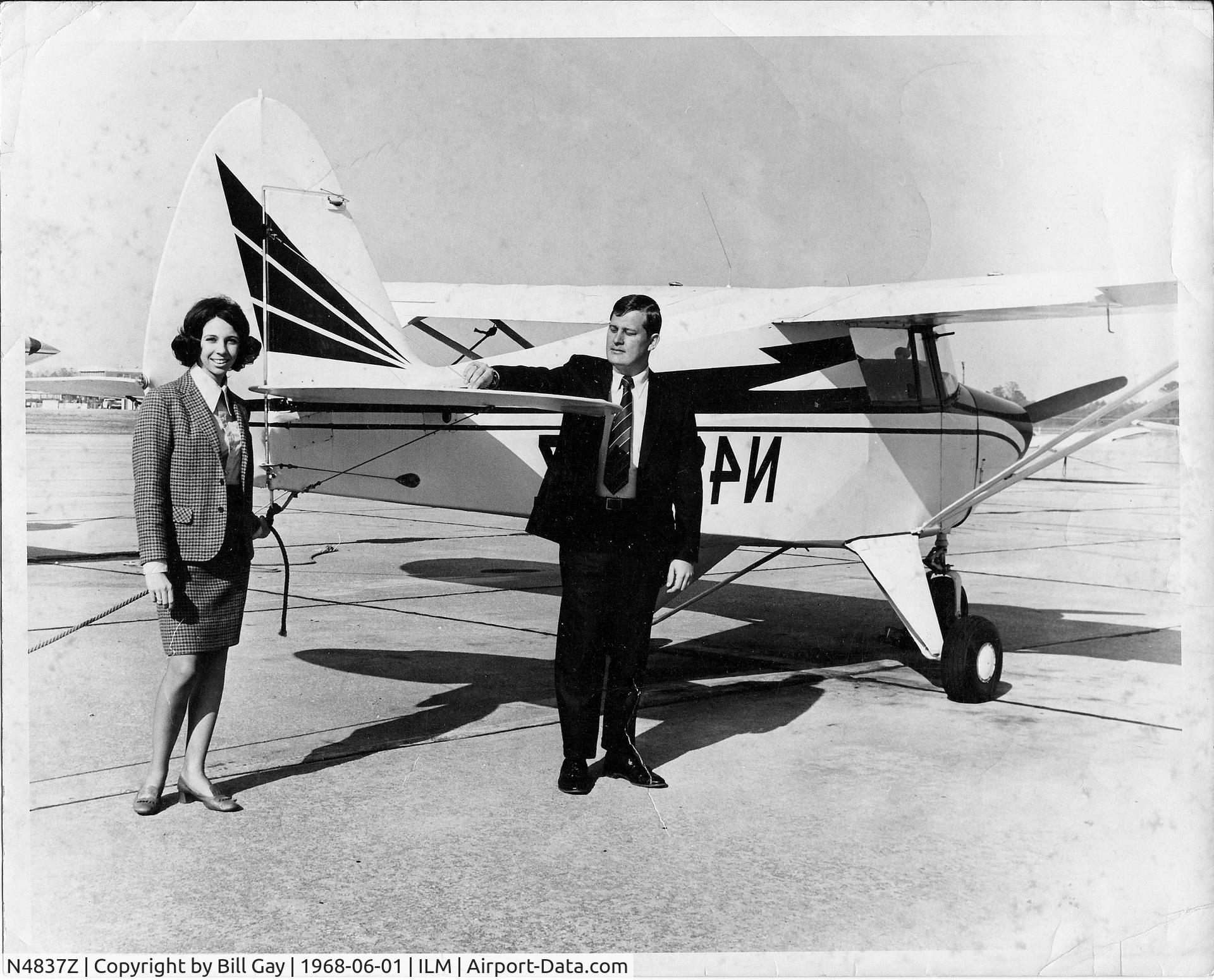 N4837Z, 1961 Piper PA-22-108 Colt C/N 22-8411, Owned years ago by Fred & RosalynLomax of Wilmington, NC