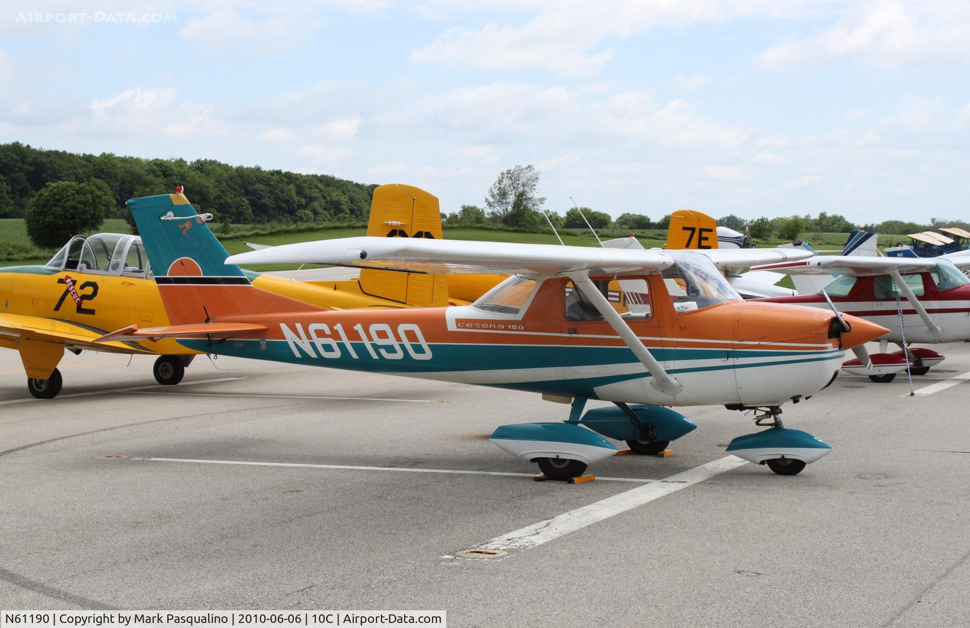 N61190, 1969 Cessna 150J C/N 15070875, Cessna 150J