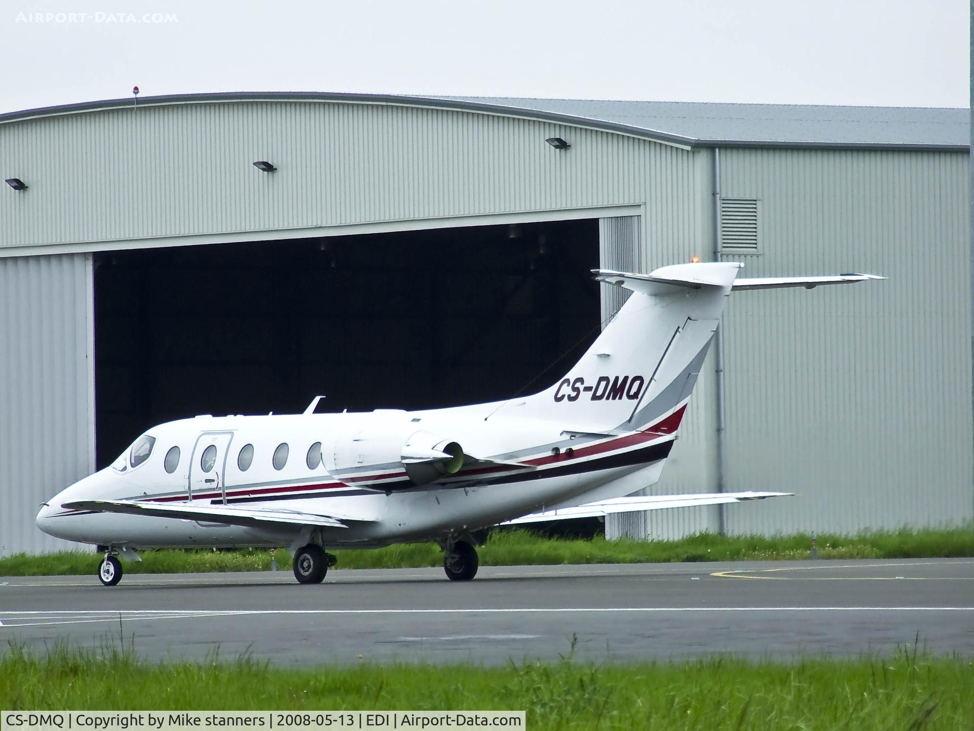 CS-DMQ, 2007 Hawker Beechcraft 400A Beechjet Beechjet C/N RK-512, Netjets Hawker 400XP Taxiing out of the GAT At EDI