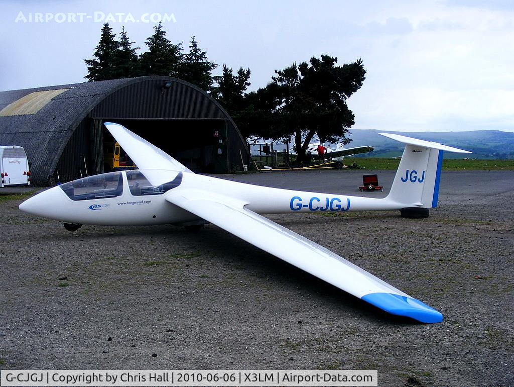 G-CJGJ, 1989 Schleicher ASK-21 C/N 21031, Schleicher ASK 21 at Long Mynd, Shropshire, UK