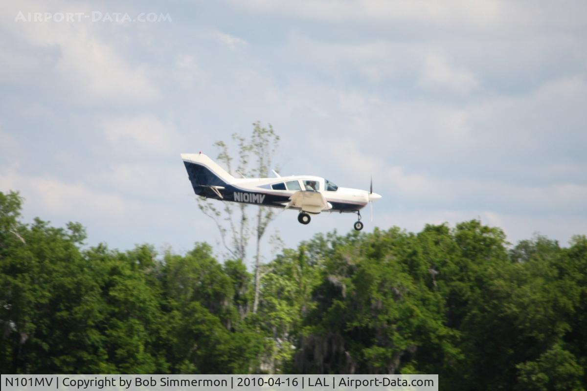 N101MV, 1972 Bellanca 17-31A Super Viking C/N 32-68, Arriving at Lakeland, Florida during Sun N Fun 2010.