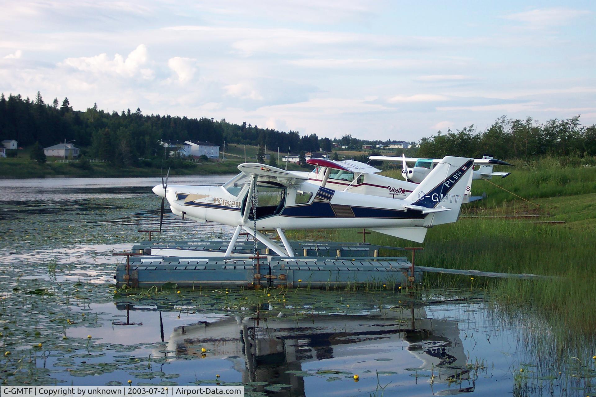 C-GMTF, 1995 Ultravia Pelican PL C/N 582, Pélican PL on J L Aero 1500 floats