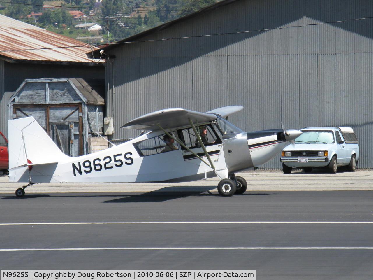 N9625S, 1966 Champion 7GCAA Citabria C/N 57, 1966 Champion 7GCAA CITABRIA, Lycoming O-320 150 Hp, taxi
