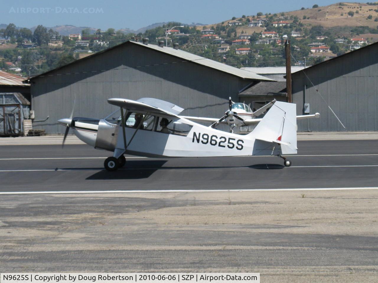 N9625S, 1966 Champion 7GCAA Citabria C/N 57, 1966 Champion 7GCAA CITABRIA, Lycoming O-320 150 Hp, takeoff roll Rwy 22