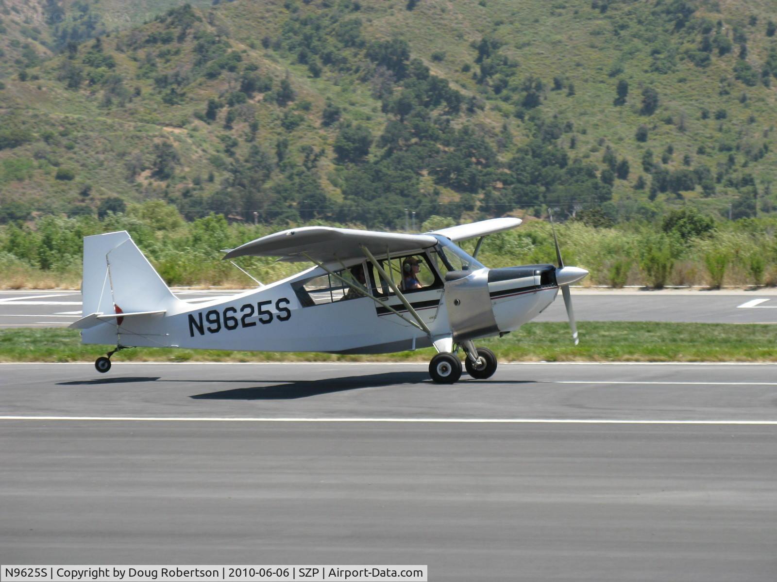 N9625S, 1966 Champion 7GCAA Citabria C/N 57, 1966 Champion 7GCAA CITABRIA, Lycoming O-320 150 Hp, landing roll Rwy 22