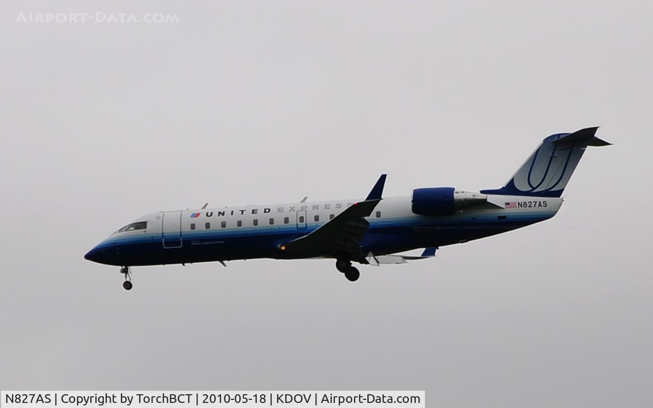 N827AS, 1997 Canadair CRJ-200ER (CL-600-2B19) C/N 7212, CRJ-200 in United Express paint.