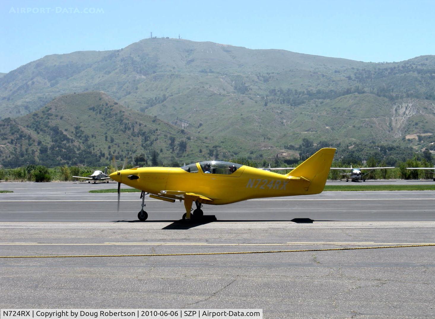 N724RX, 2006 Legend Aircraft Legend C/N 001, 2006 Snead Special TURBINE LEGEND, Walter M601-D Turbine 724 shp, taxi to Rwy 22