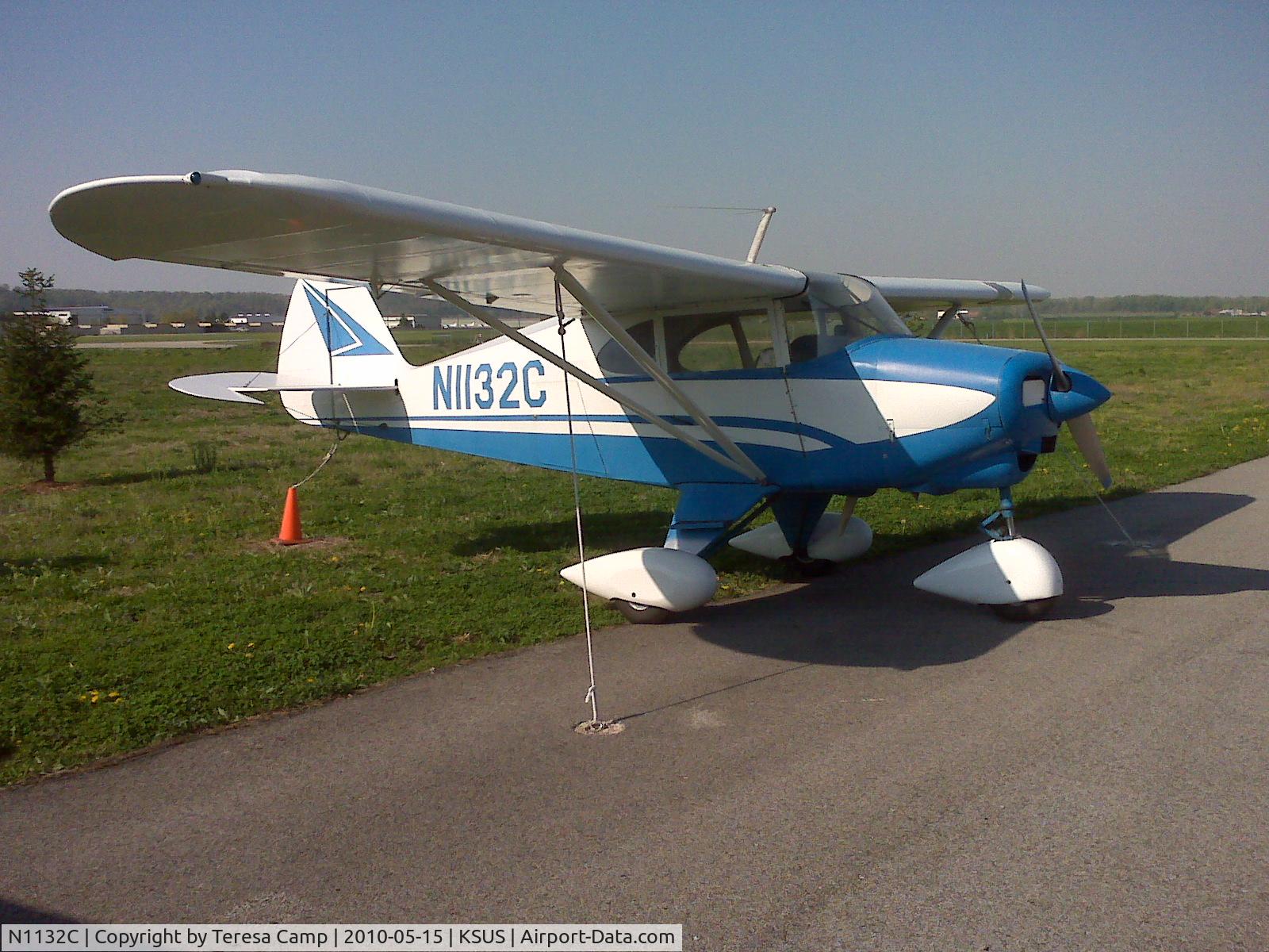 N1132C, 1953 Piper PA-22-135 Tri-Pacer C/N 22-969, This plane was donated to Wings of Hope and will be flown in the 2010 Air Race Classic.