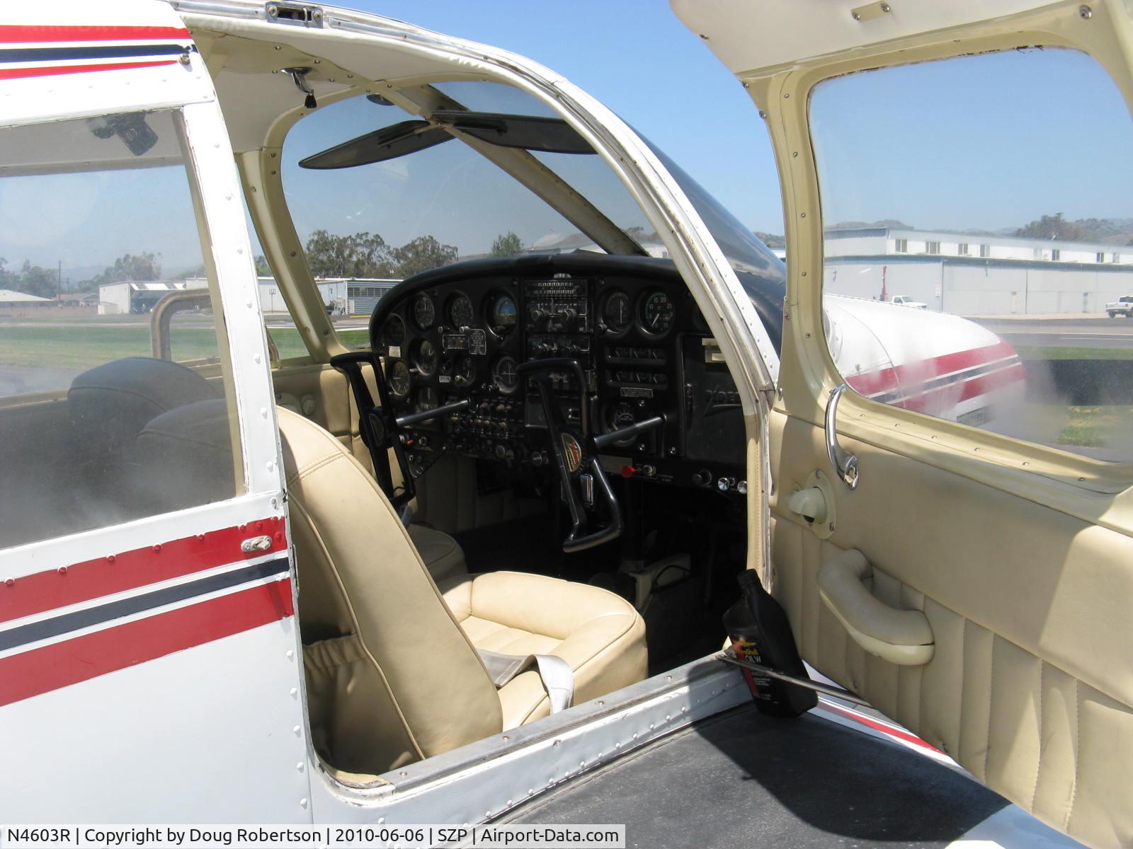 N4603R, 1965 Piper PA-28-140 Cherokee C/N 28-21351, 1965 Piper PA-28-140 CHEROKEE, Lycoming O-320-E2A 150 Hp, panel