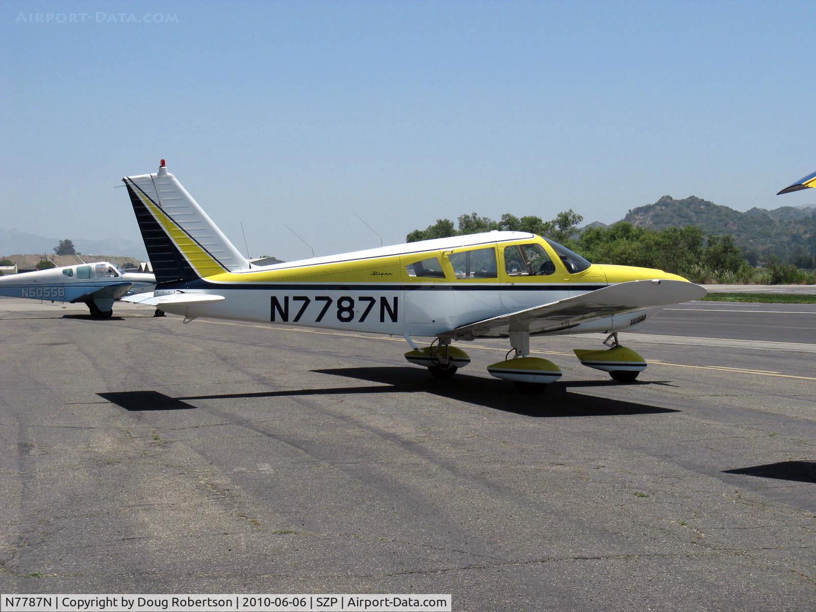 N7787N, 1969 Piper PA-28-180 Cherokee C/N 28-5235, 1969 Piper PA-28-180 CHEROKEE, Lycoming O&VO-360 180 Hp