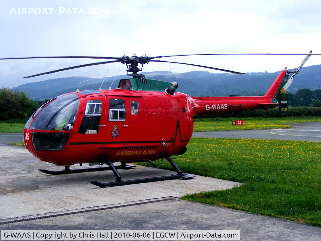 G-WAAS, 1992 MBB Bo.105DBS-4 C/N S.138/911, Wales Air Ambulance Service