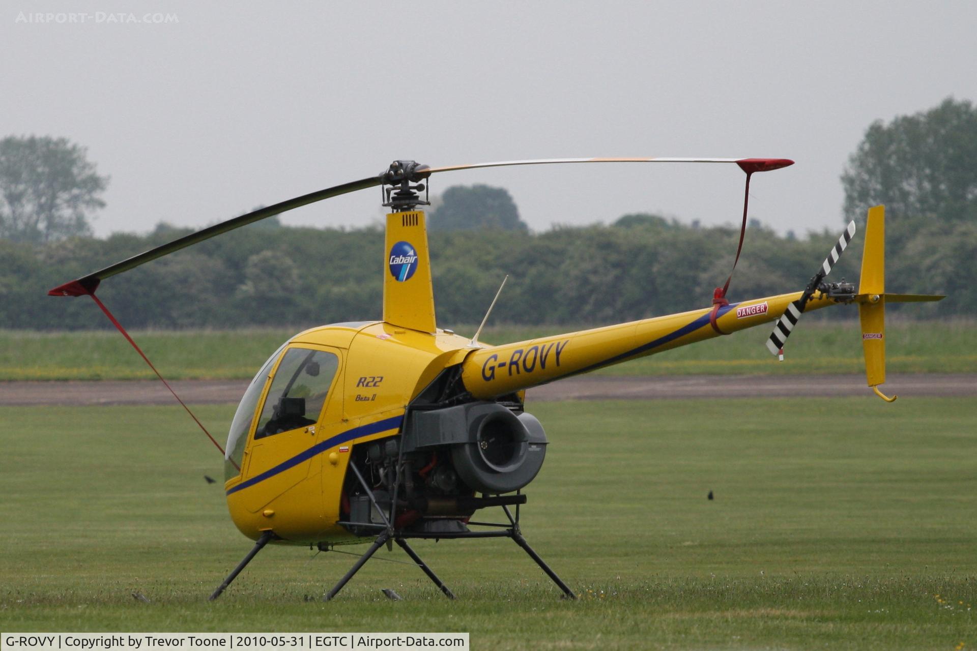 G-ROVY, 1999 Robinson R22 Beta C/N 2957, ROBINSON R22 BETA, c/n: 2957