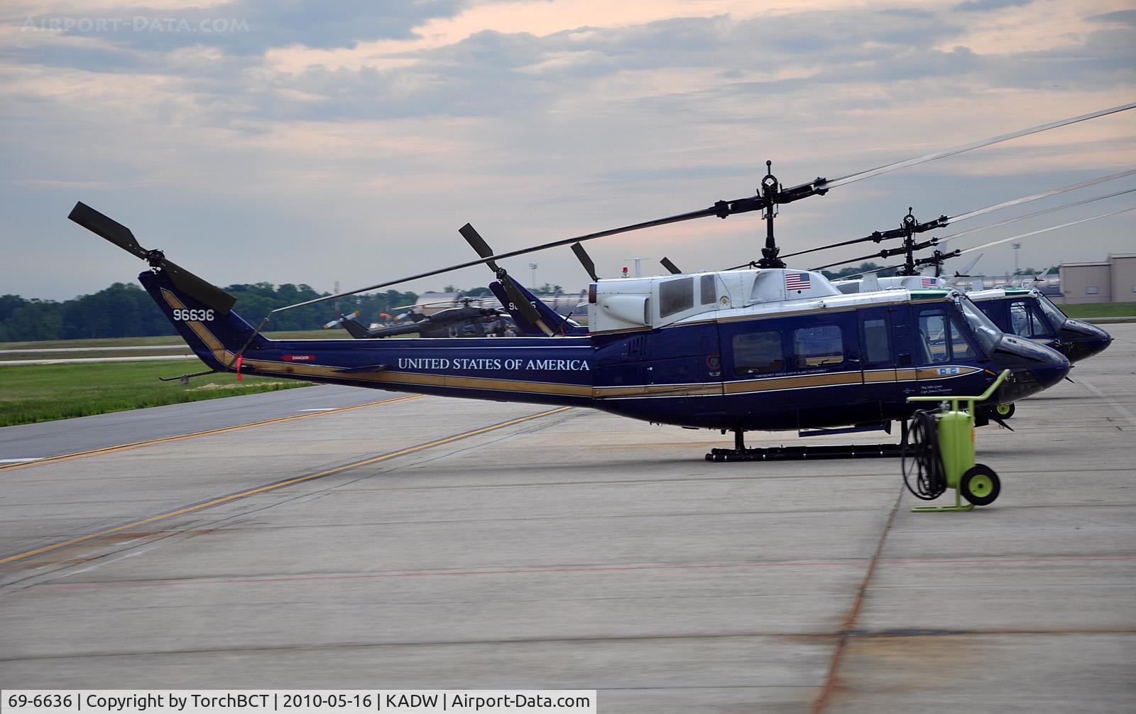 69-6636, Bell UH-1N Iroquois C/N 31042, 1st Helicopter Squadron Twin Huey at Andrews AFB Open House.