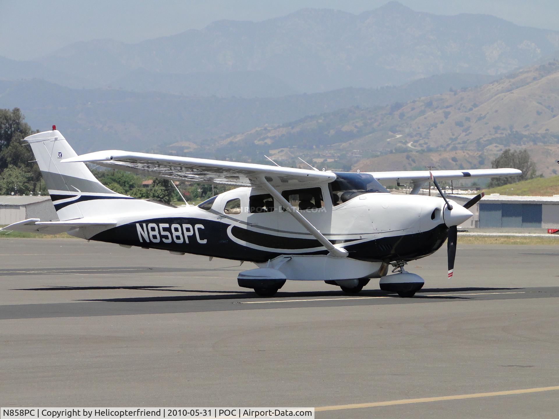 N858PC, 1999 Cessna T206H Turbo Stationair C/N T20608037, N299BC is Assigned CESSNA T206H  SN T20608037 Pending Number Change N858PC APPLICANT CHELSEA WINGS LLC  APPLICATION DATED 4/13/10  Parked at Brackett