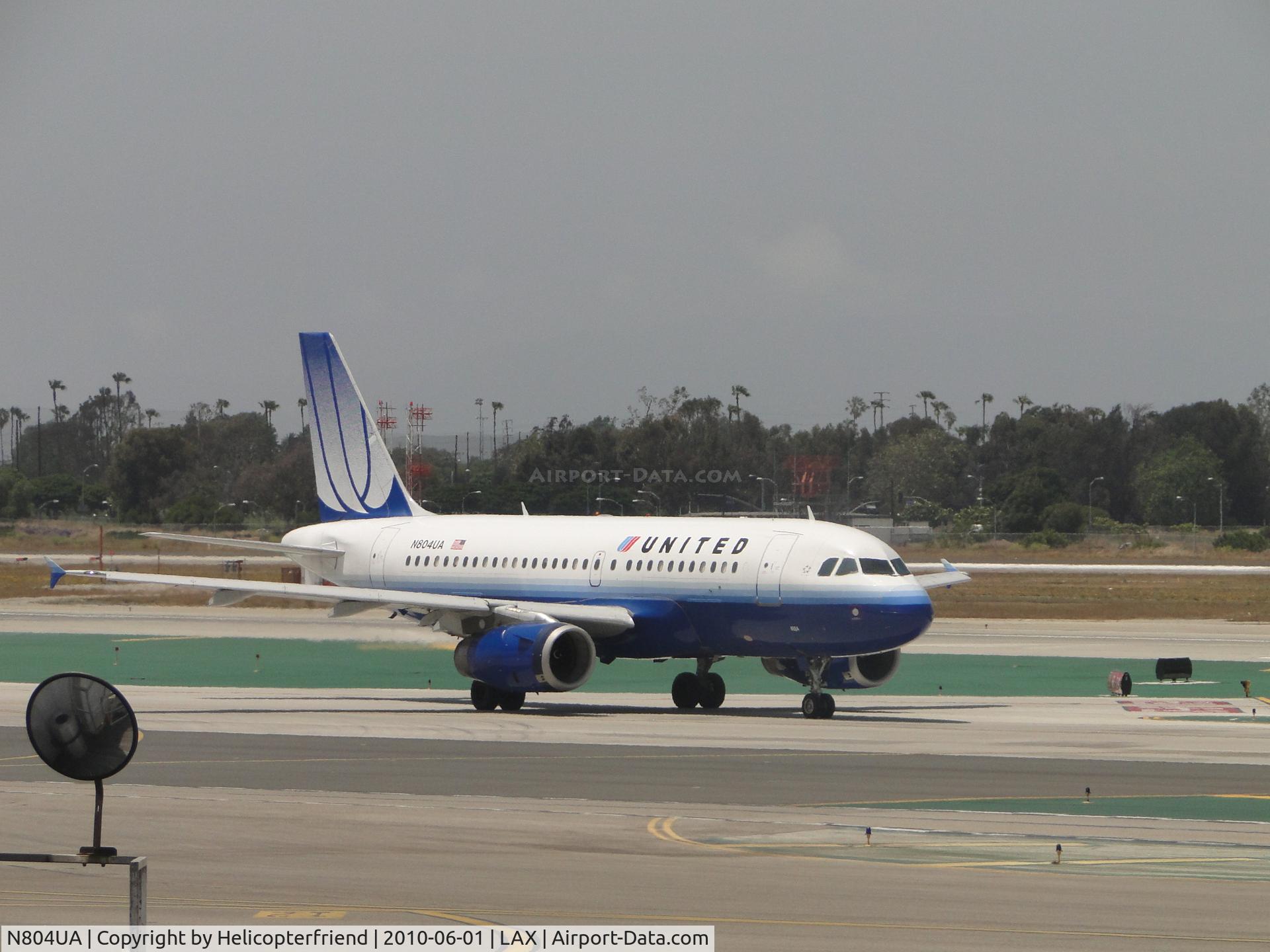 N804UA, 1997 Airbus A319-131 C/N 759, Taxiing to runway 24L