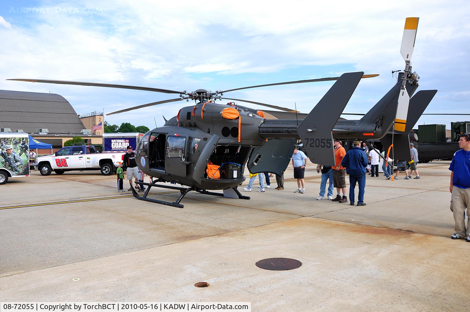 08-72055, 2008 Eurocopter UH-72A Lakota C/N 9216/LUH057, Formerly N574AE, now 07-2055 with the US Army, on display at Andrews AFB Open House '10.