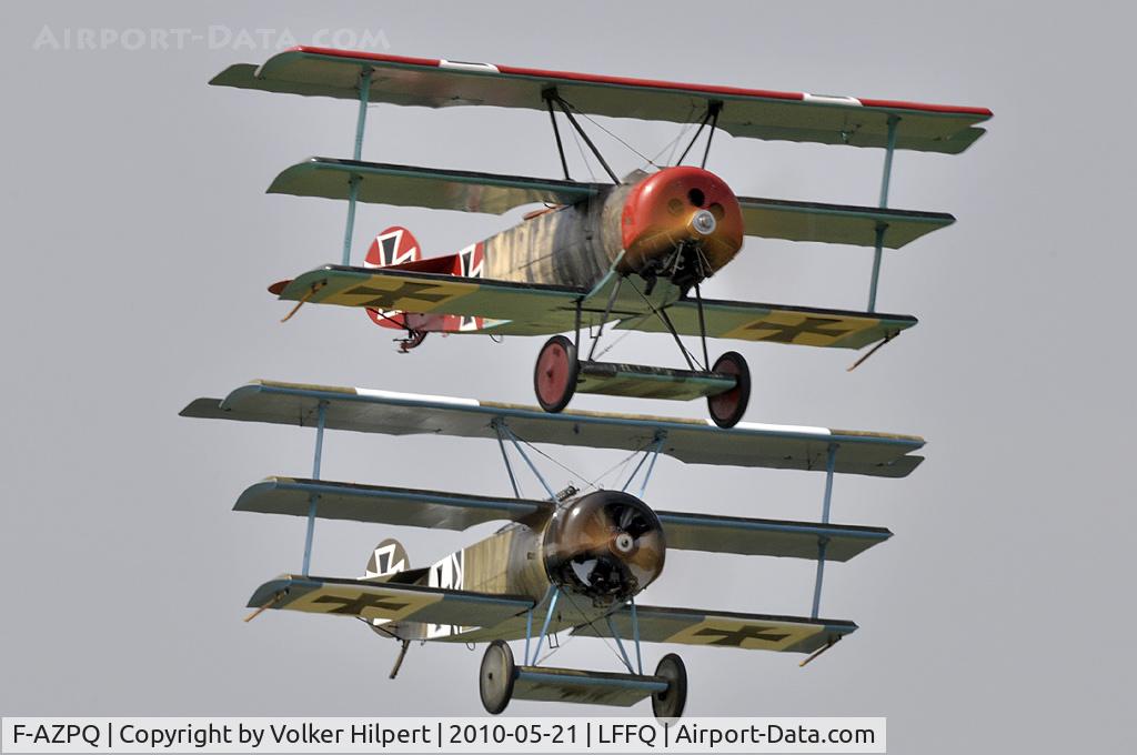 F-AZPQ, 1965 Fokker Dr.1 Triplane Replica C/N 002, DR.I