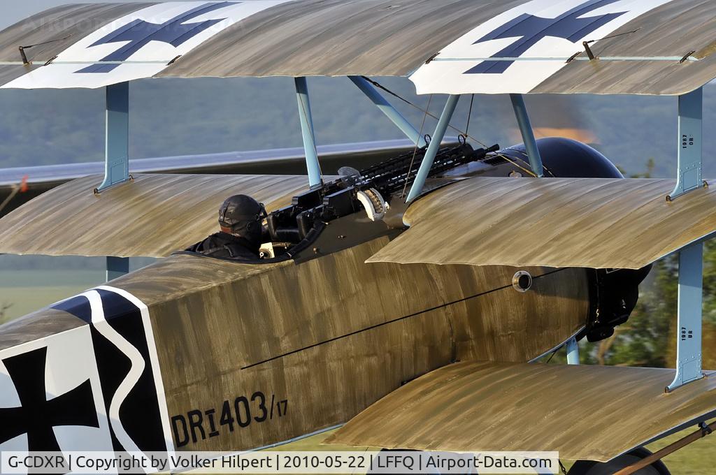 G-CDXR, 2006 Fokker Dr.1 Triplane Replica C/N PFA 238-14043, ar lffq