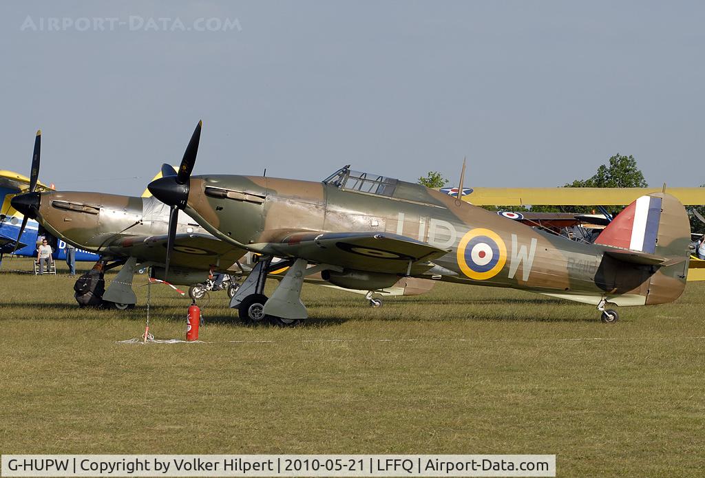 G-HUPW, 1940 Hawker Hurricane I C/N G592301, at lffq